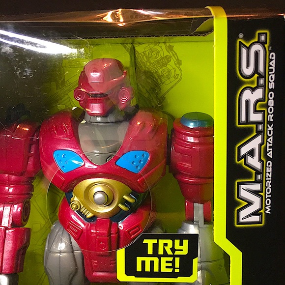 NEW CYBOTRONIX MARS MOTORIZED ATTACK ROBO SQUAD ACTION - Picture 2 of 6